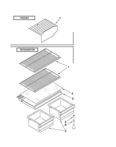 Shelf parts