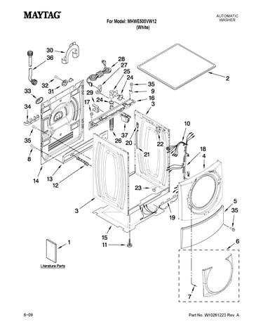 Top and cabinet parts