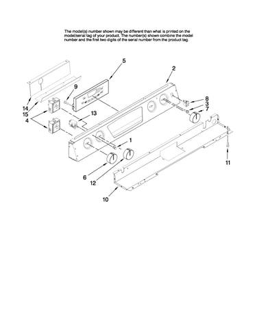 Control panel parts