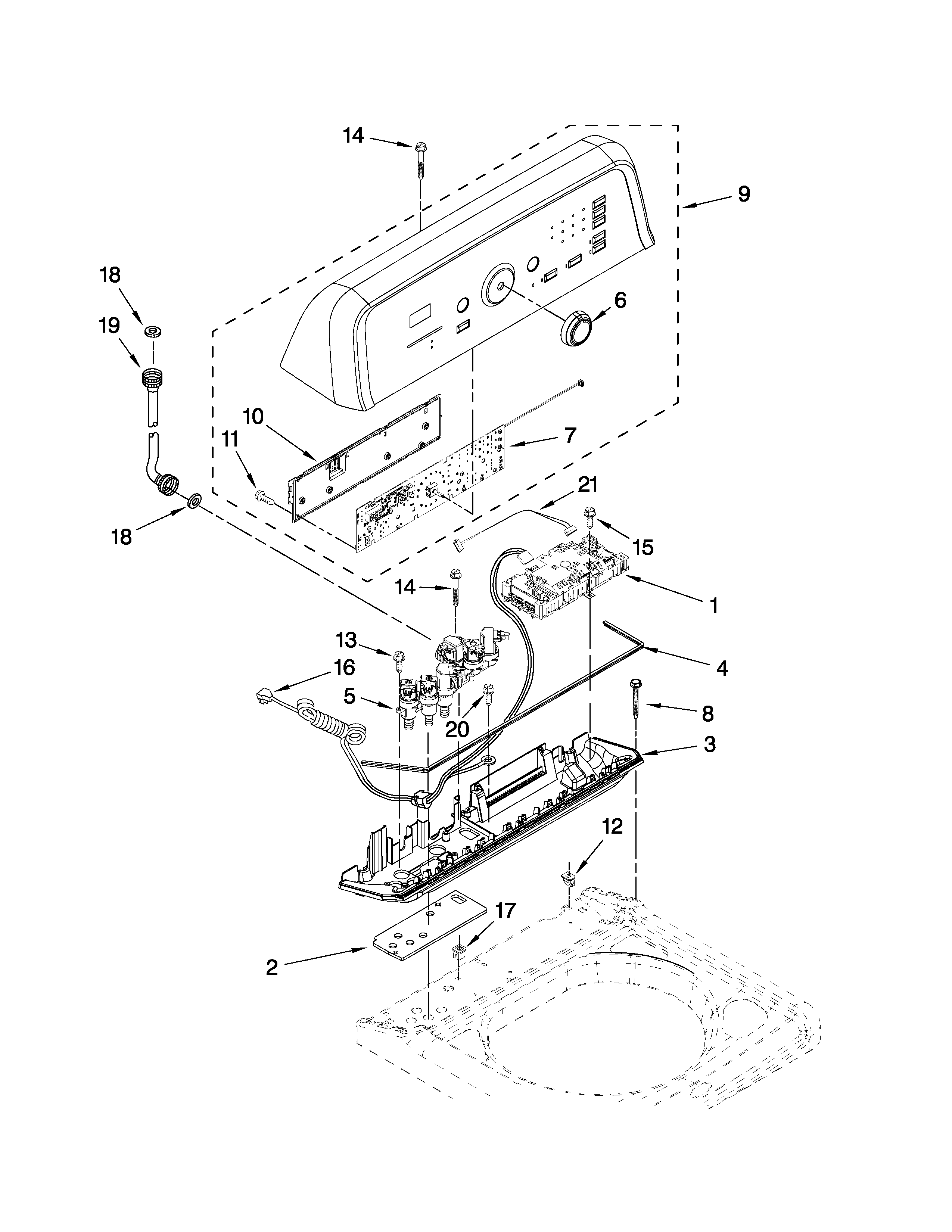 Control panel parts