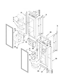 Refrigerator door parts