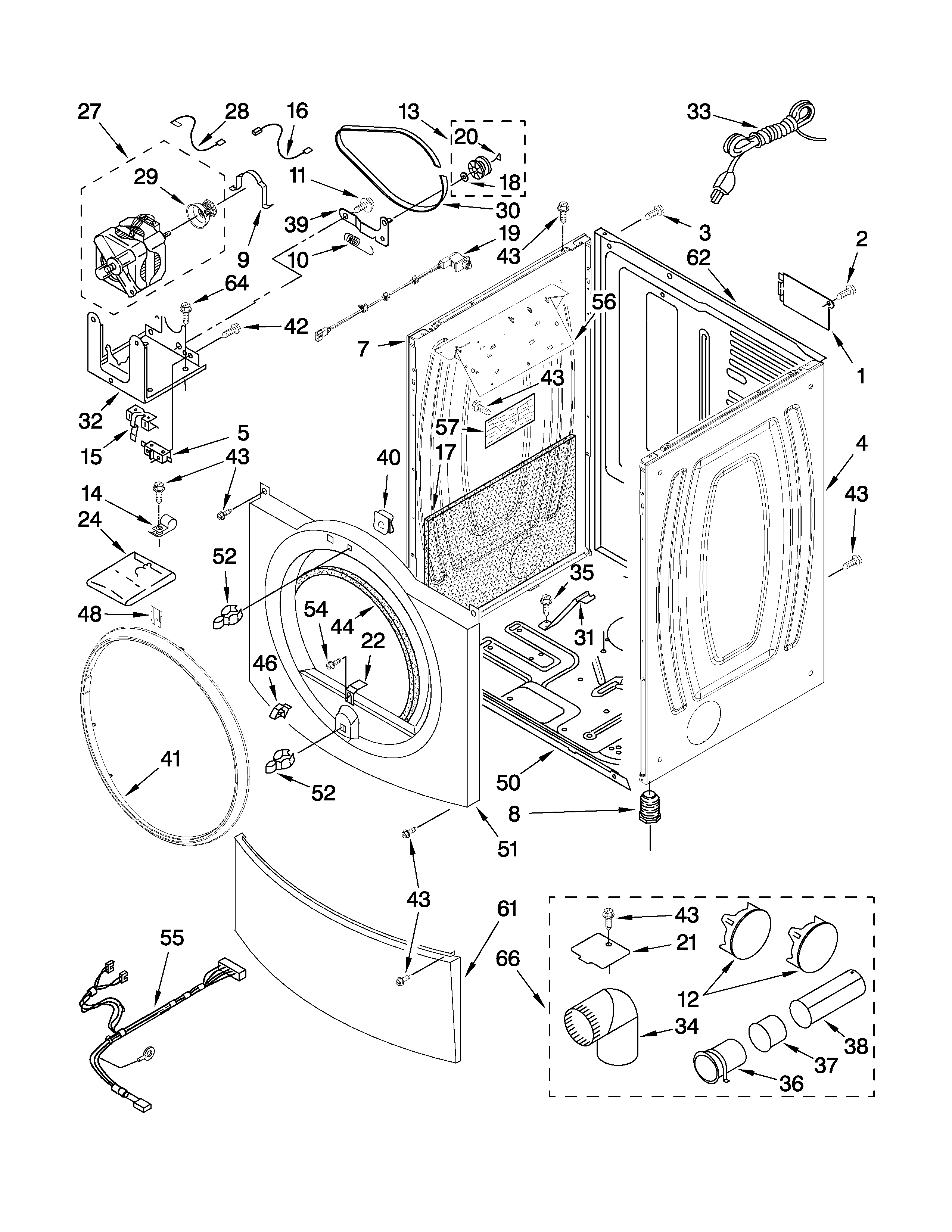 Cabinet parts