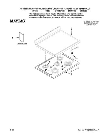 Cooktop parts