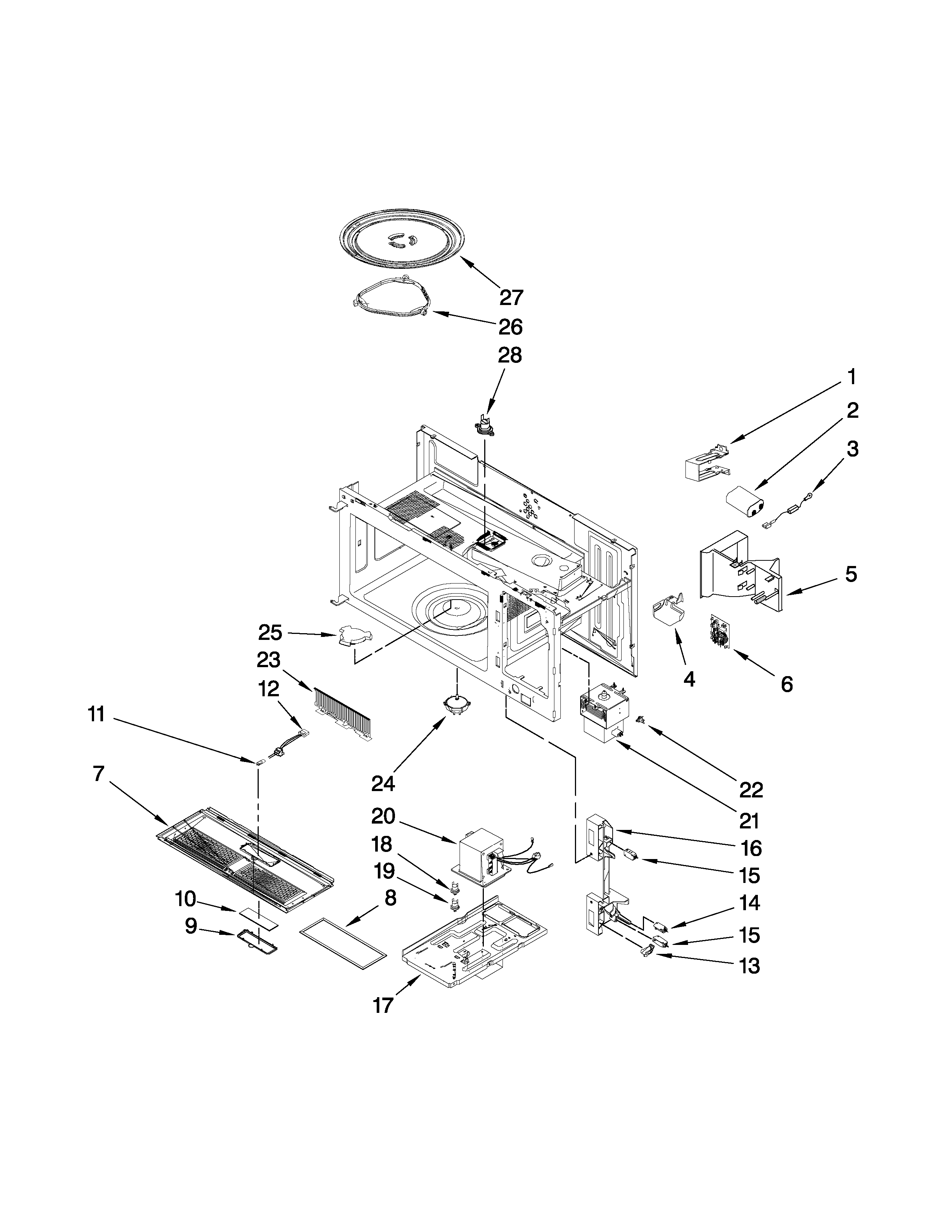 Interior and ventilation parts