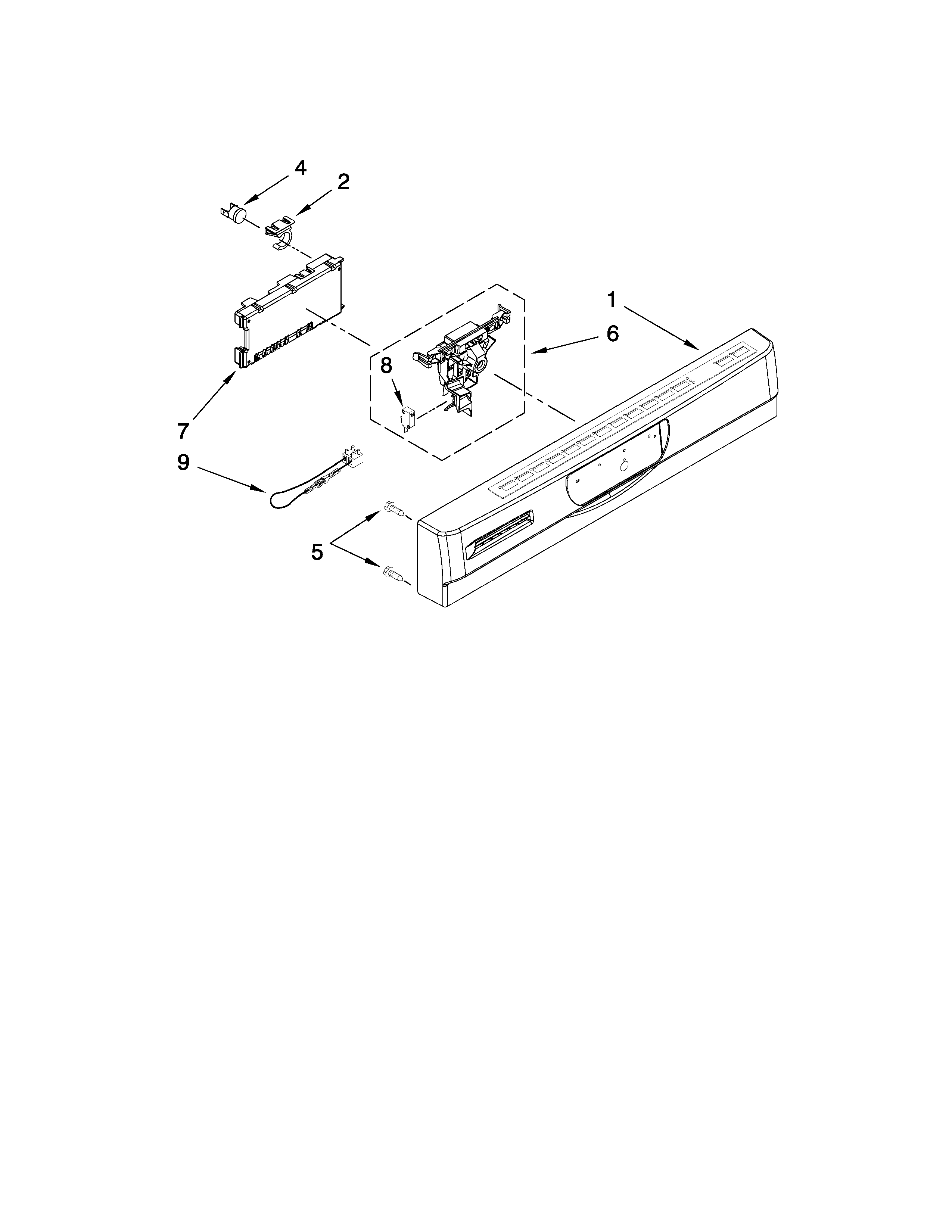 Control panel parts