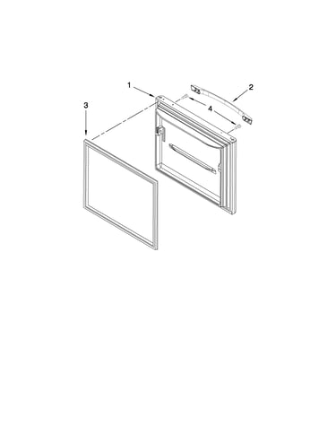 Freezer door parts