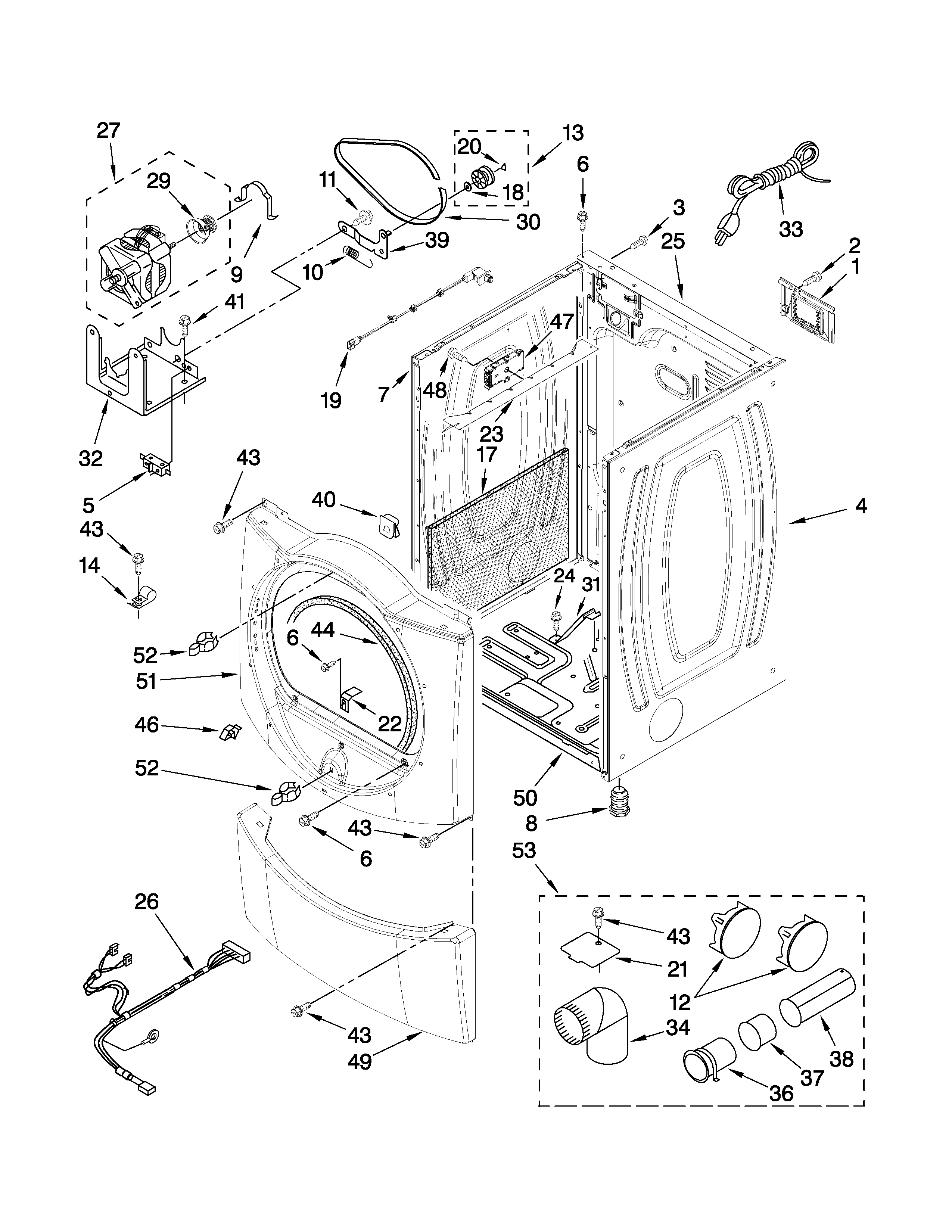 Cabinet parts