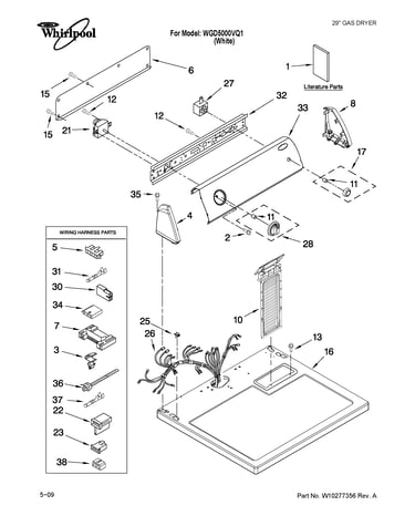 Top and console parts