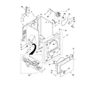 Whirlpool WGD5000VQ1 cabinet parts diagram