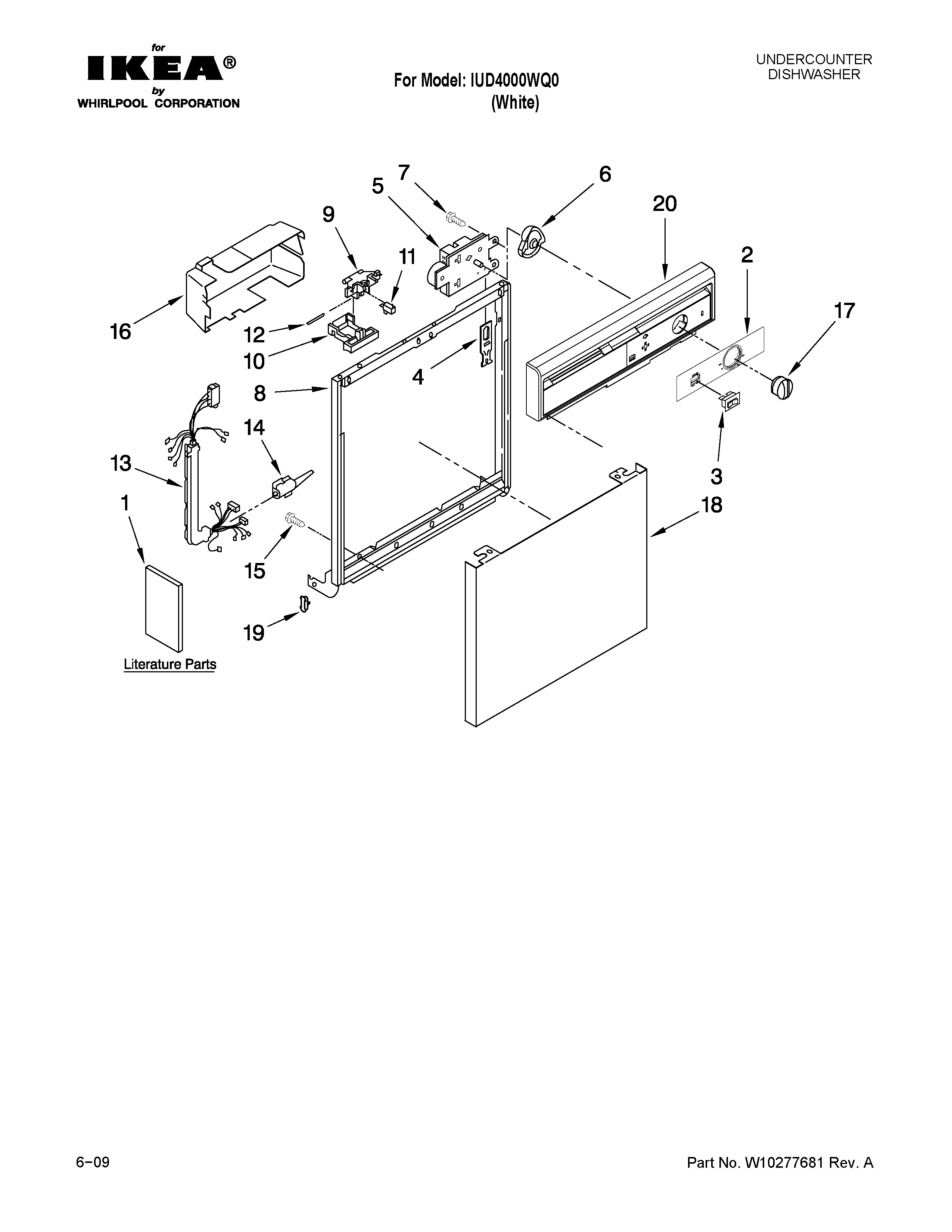 Frame and console parts