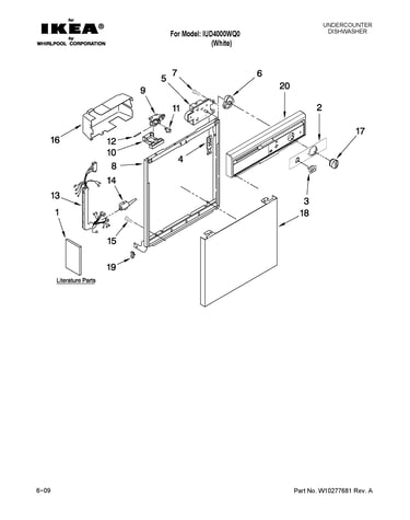 Frame and console parts