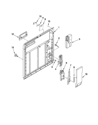 Inner door parts