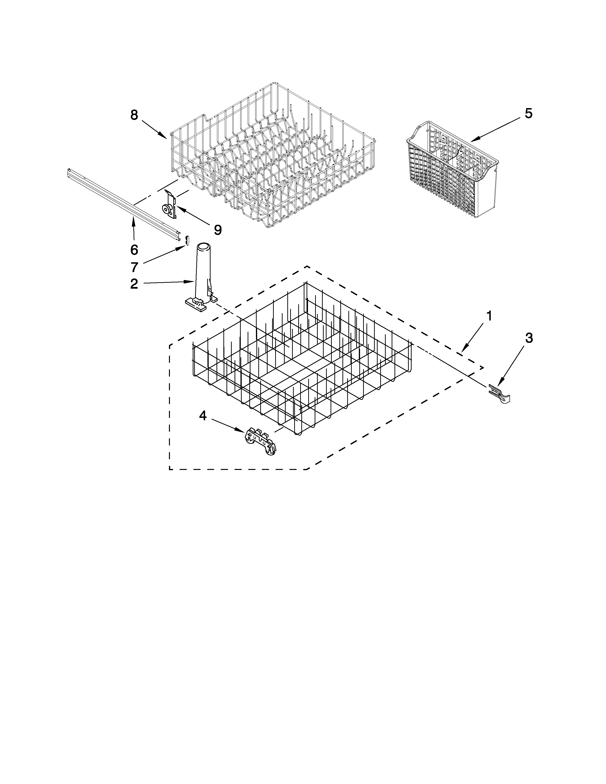 Dishrack parts