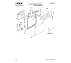 Ikea IUD6000WQ0 frame and console parts diagram