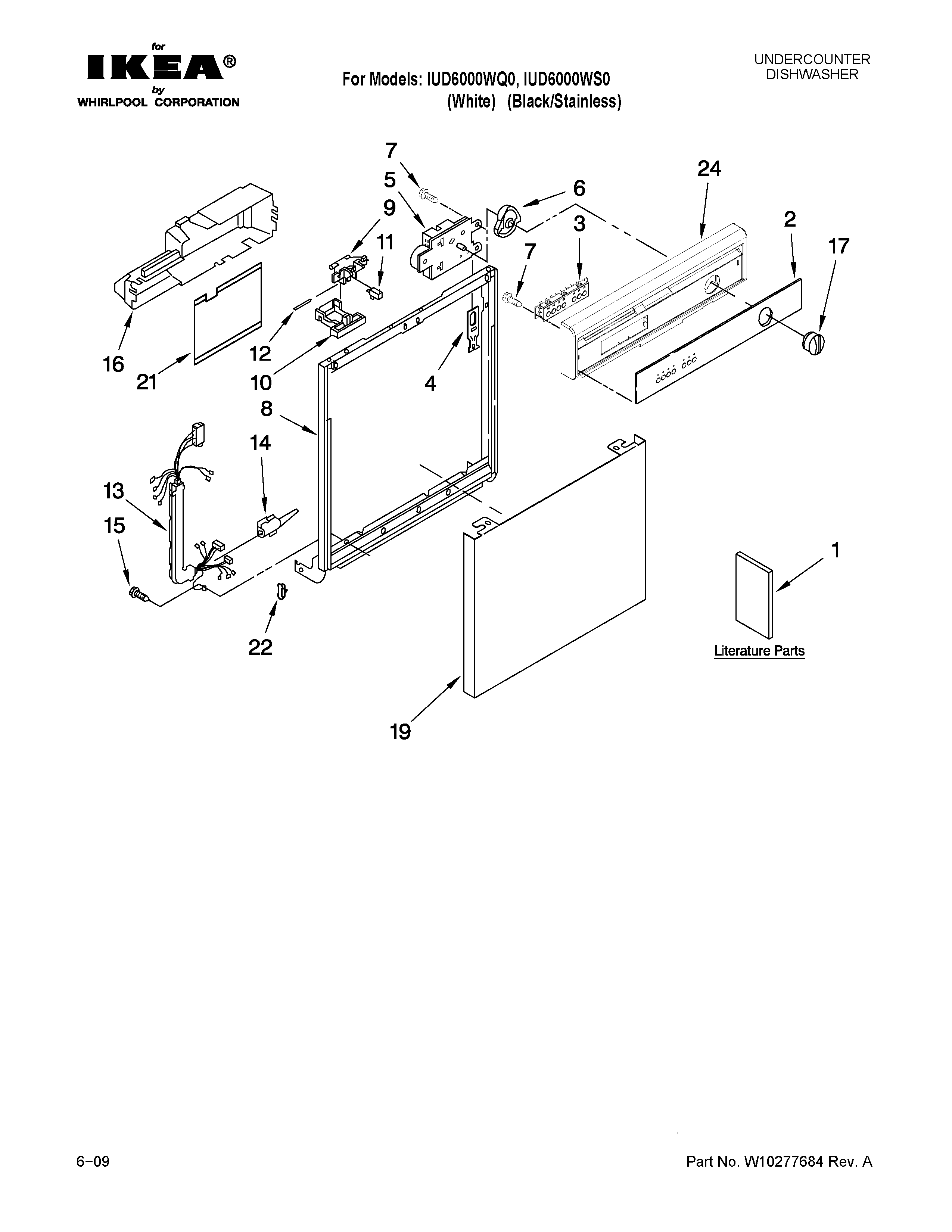 Frame and console parts