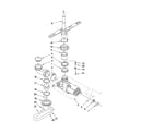 Ikea IUD6000WQ0 pump and spray arm parts diagram