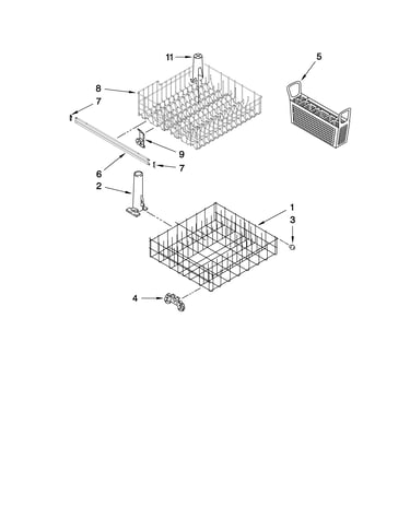Dishrack parts