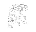KitchenAid YKHMS1850SS0 interior and ventilation parts diagram