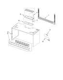 Cabinet and installation parts