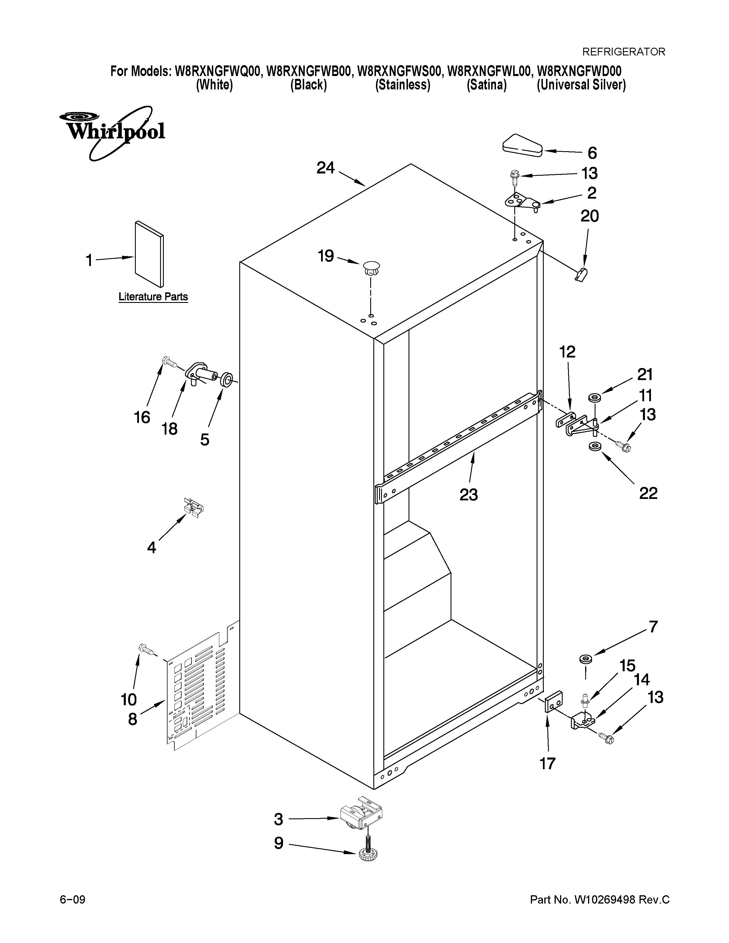 Cabinet parts