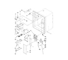 KitchenAid KFIS20XVMS1 refrigerator liner parts diagram
