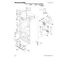 KitchenAid KFIS25XVBL1 cabinet parts diagram