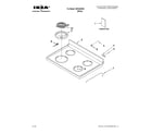 Ikea IER320WW0 cooktop parts diagram