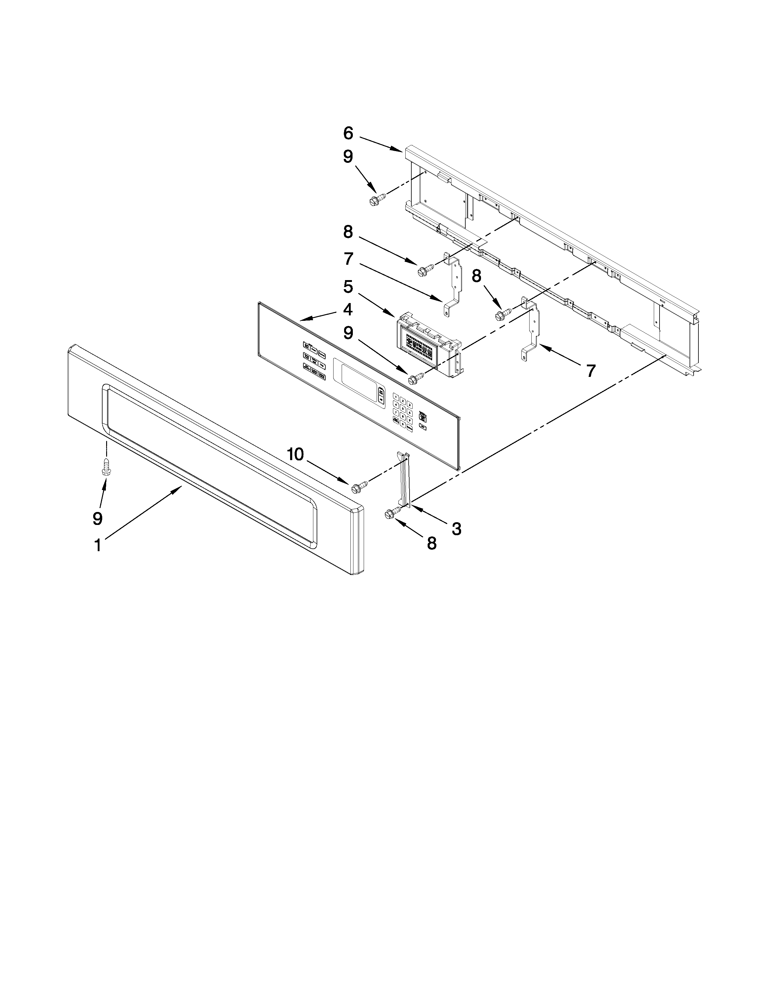 Control panel parts