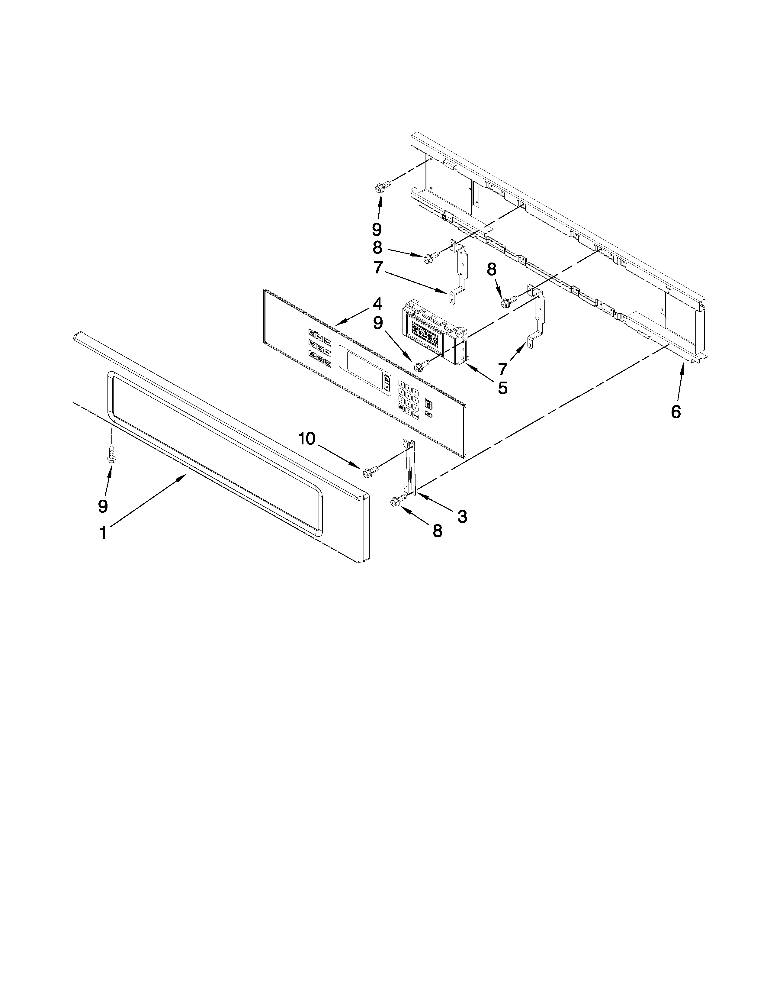 Control panel parts