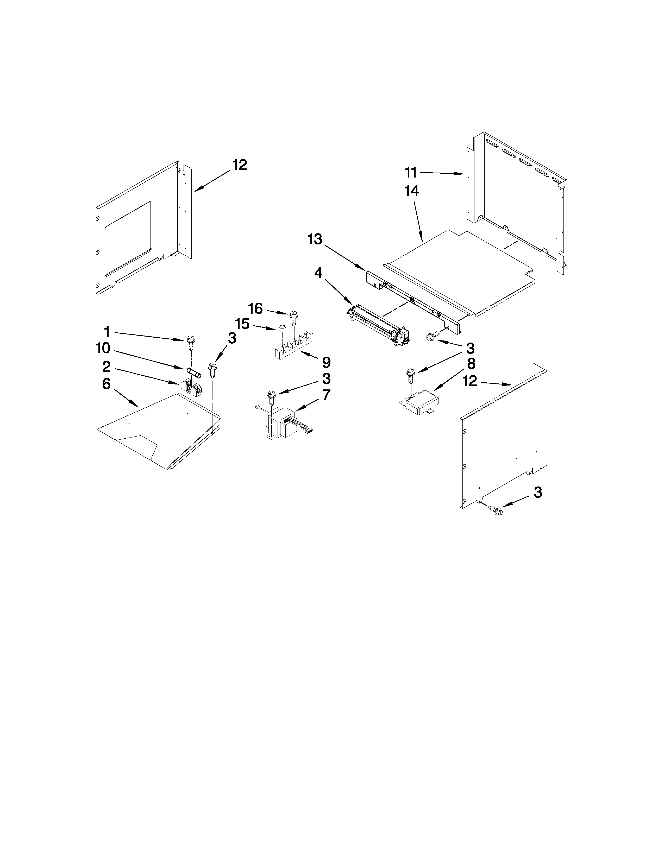 Top venting parts