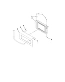 Microwave door parts