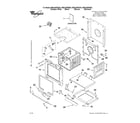 Whirlpool RBD245PRB04 lower oven parts diagram