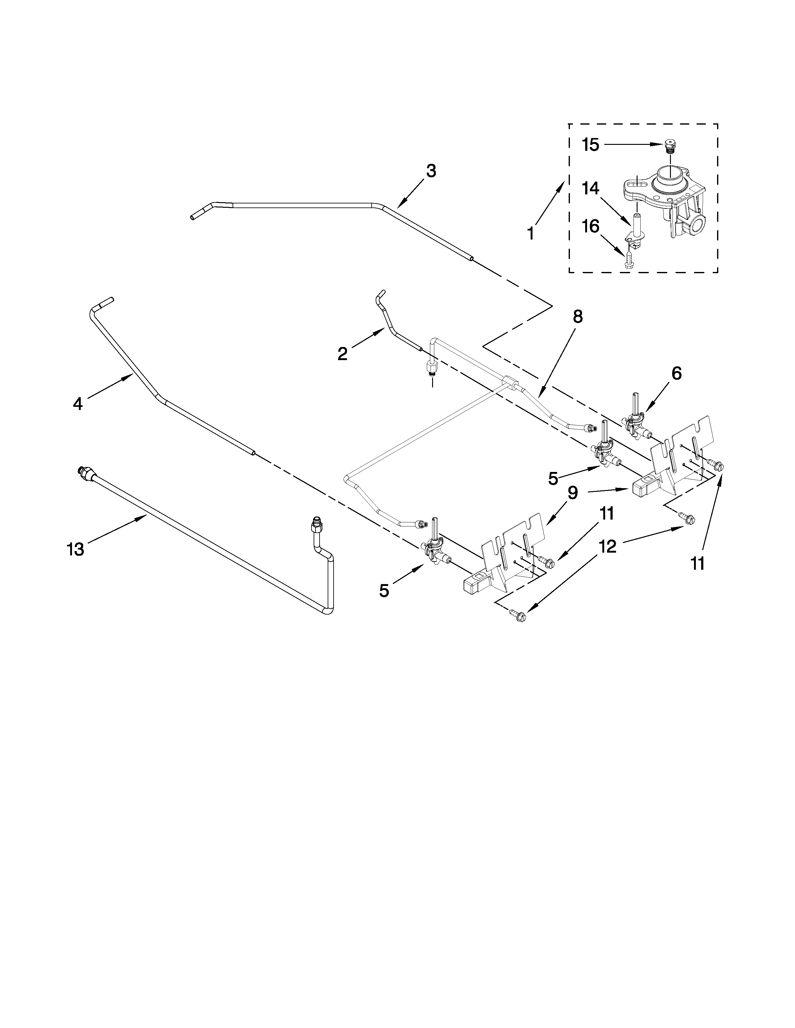 Cooktop burner parts