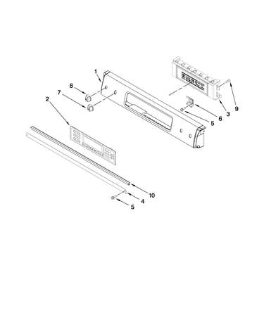 Control panel parts