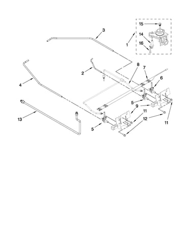 Cooktop burner parts