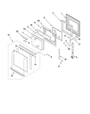 Oven door parts