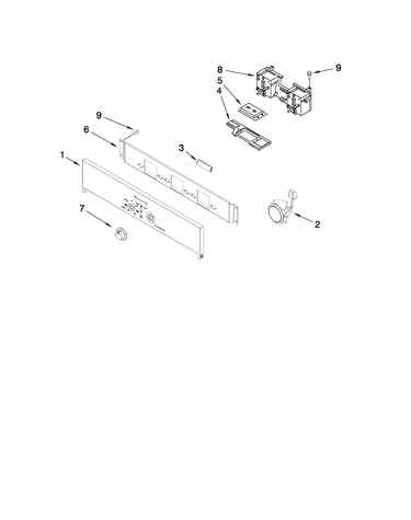 Control panel parts