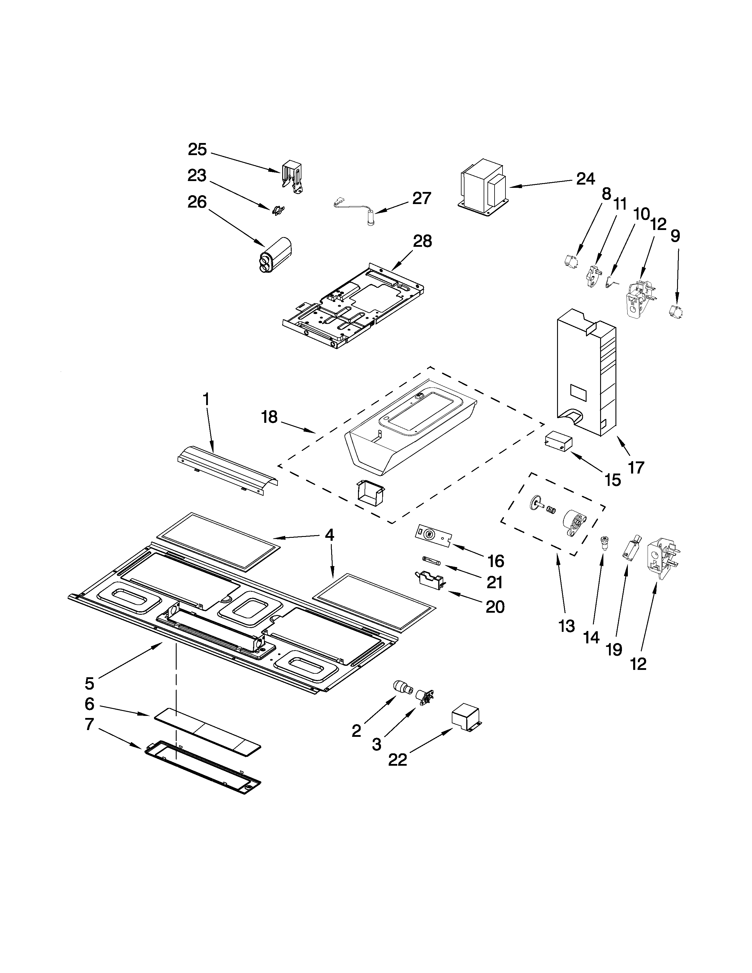 Interior and ventilation parts