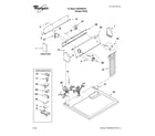 Whirlpool WGD5590VQ1 top and console parts diagram