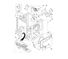 Whirlpool WGD5590VQ1 cabinet parts diagram