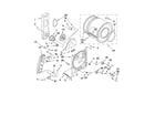 Whirlpool WGD5590VQ1 bulkhead parts diagram