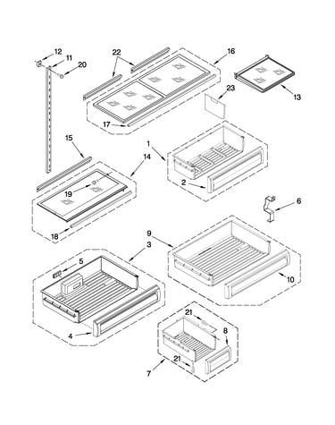 Shelf parts