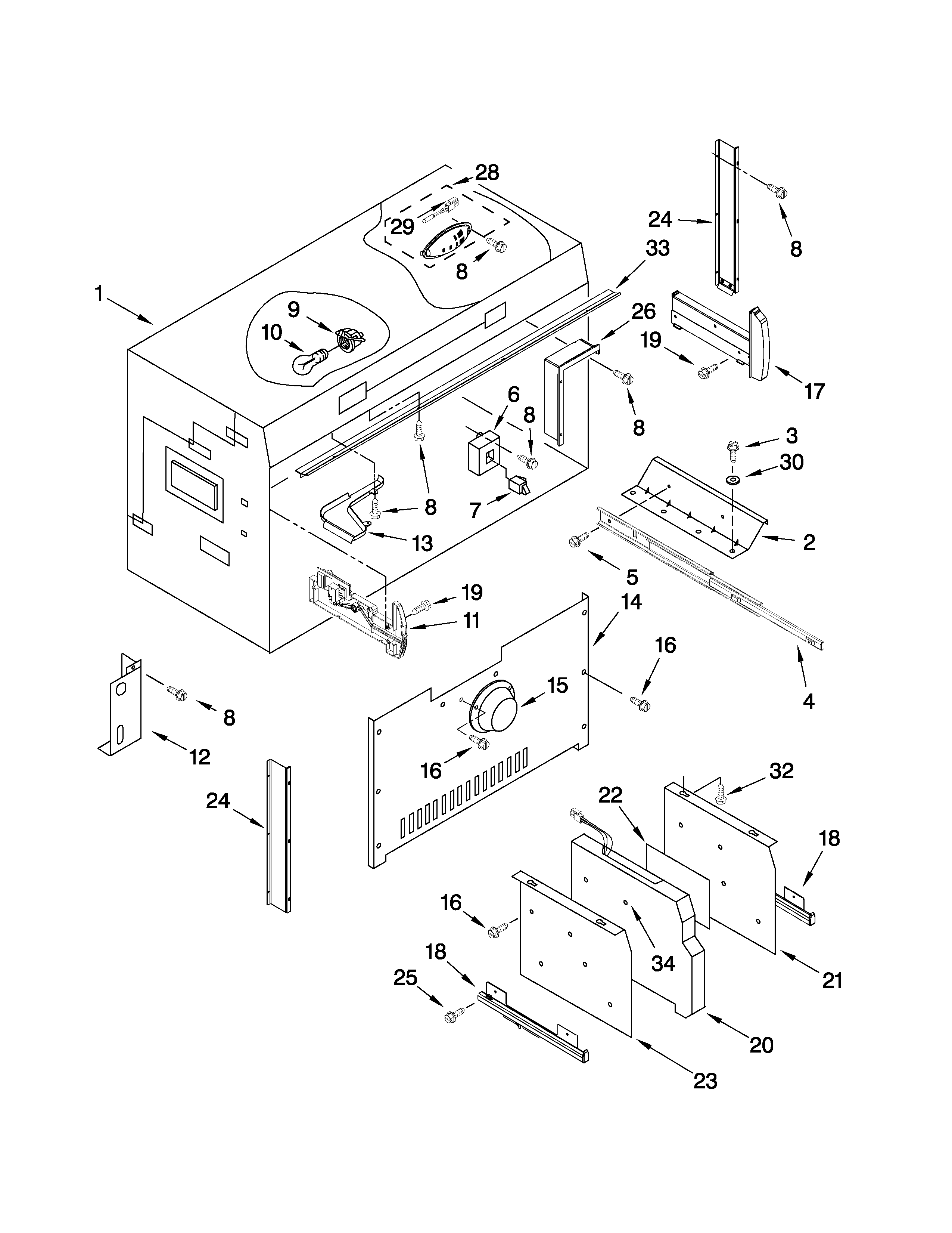 Freezer liner parts