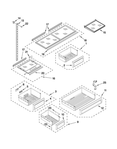 Shelf parts