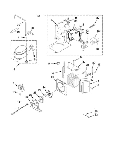 Upper unit parts