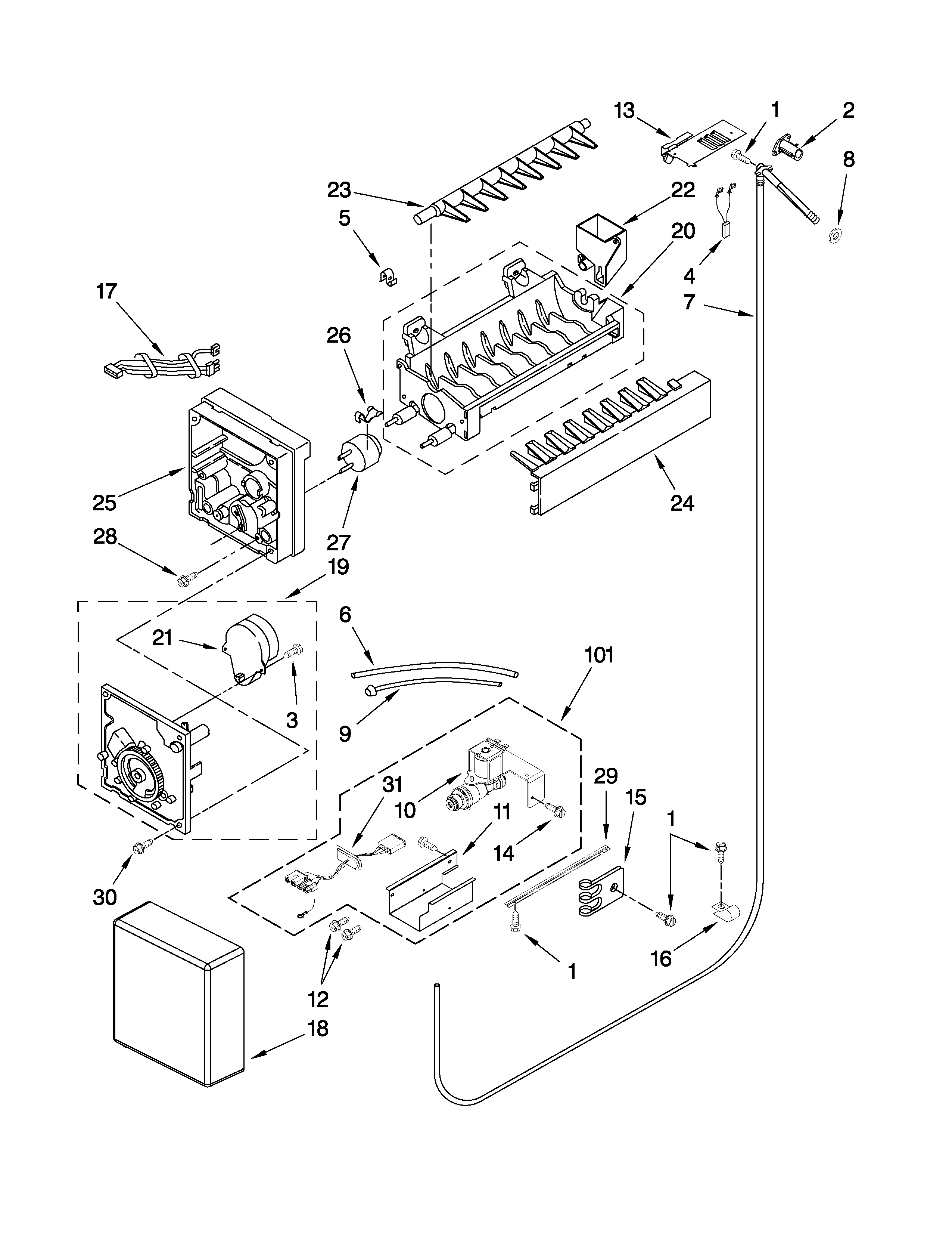 Icemaker parts