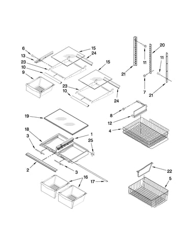 Shelf parts