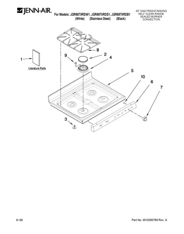 Cooktop parts