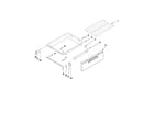 Jenn-Air JGR8875RDB1 drawer and rack parts diagram