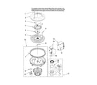 Amana ADB1500AWQ2 pump and motor parts diagram